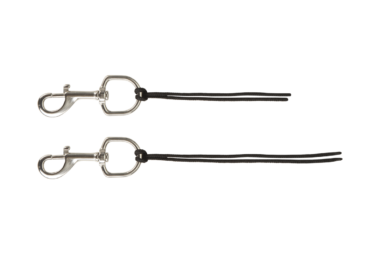 Harness with a carabiner for the DPV nose