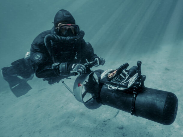 Underwater Scooter Jet for Scuba Diving