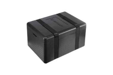 Rigid thermal insulated EPP transport container